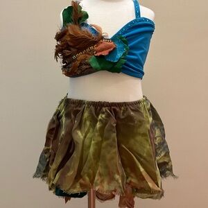 Girls jazz dance costume